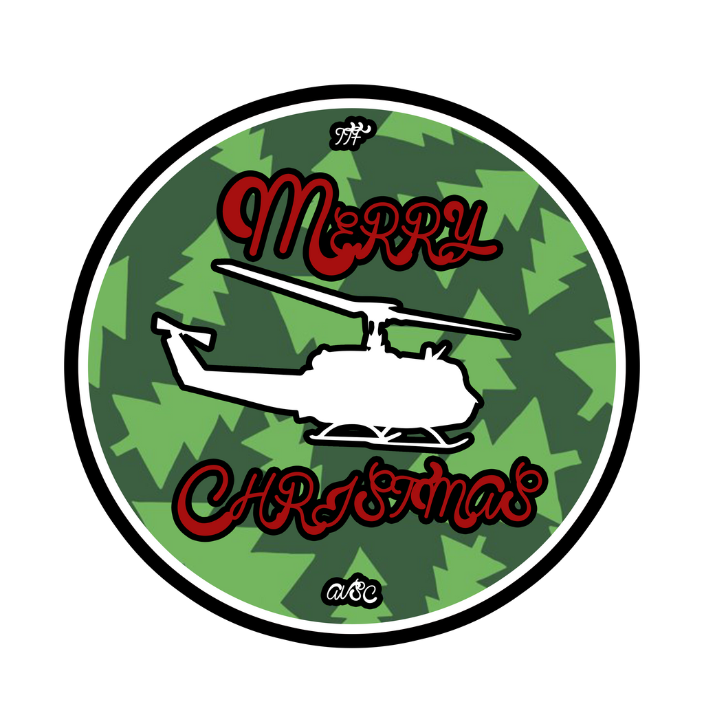 UH-1 Xmas Sticker