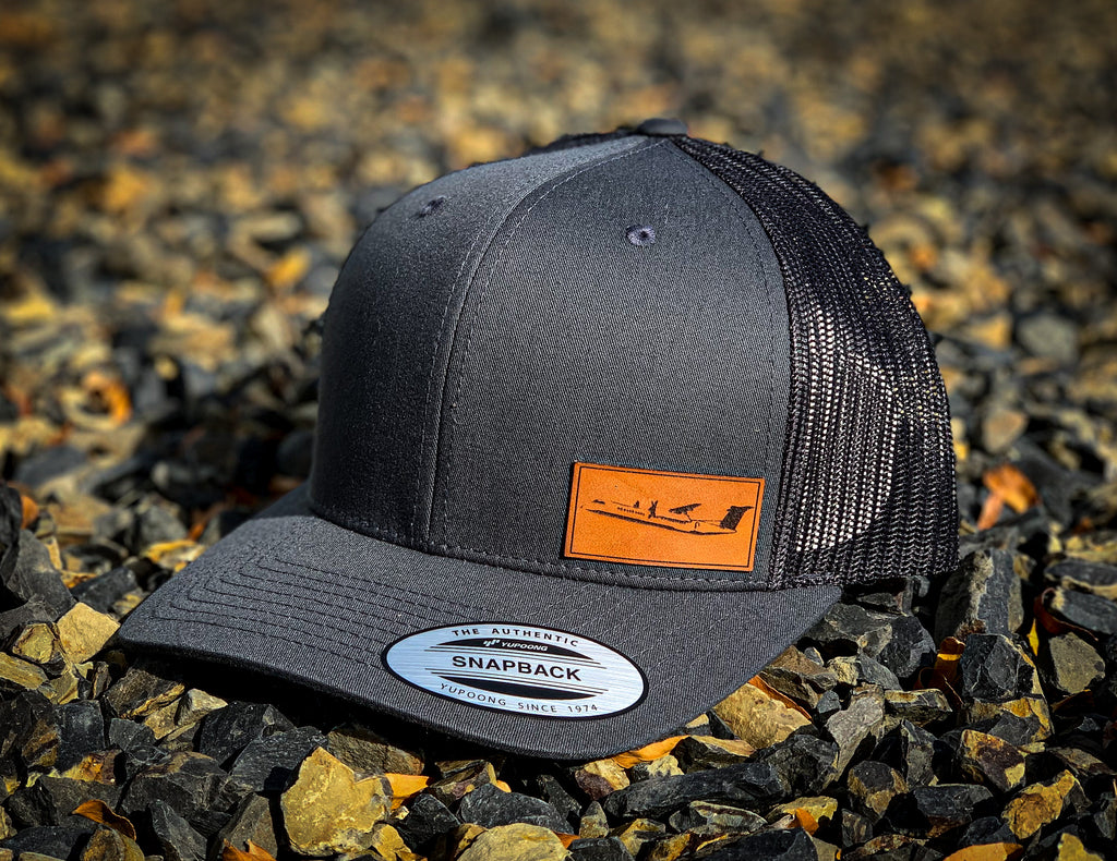 Dash-8 Leather SnapBack