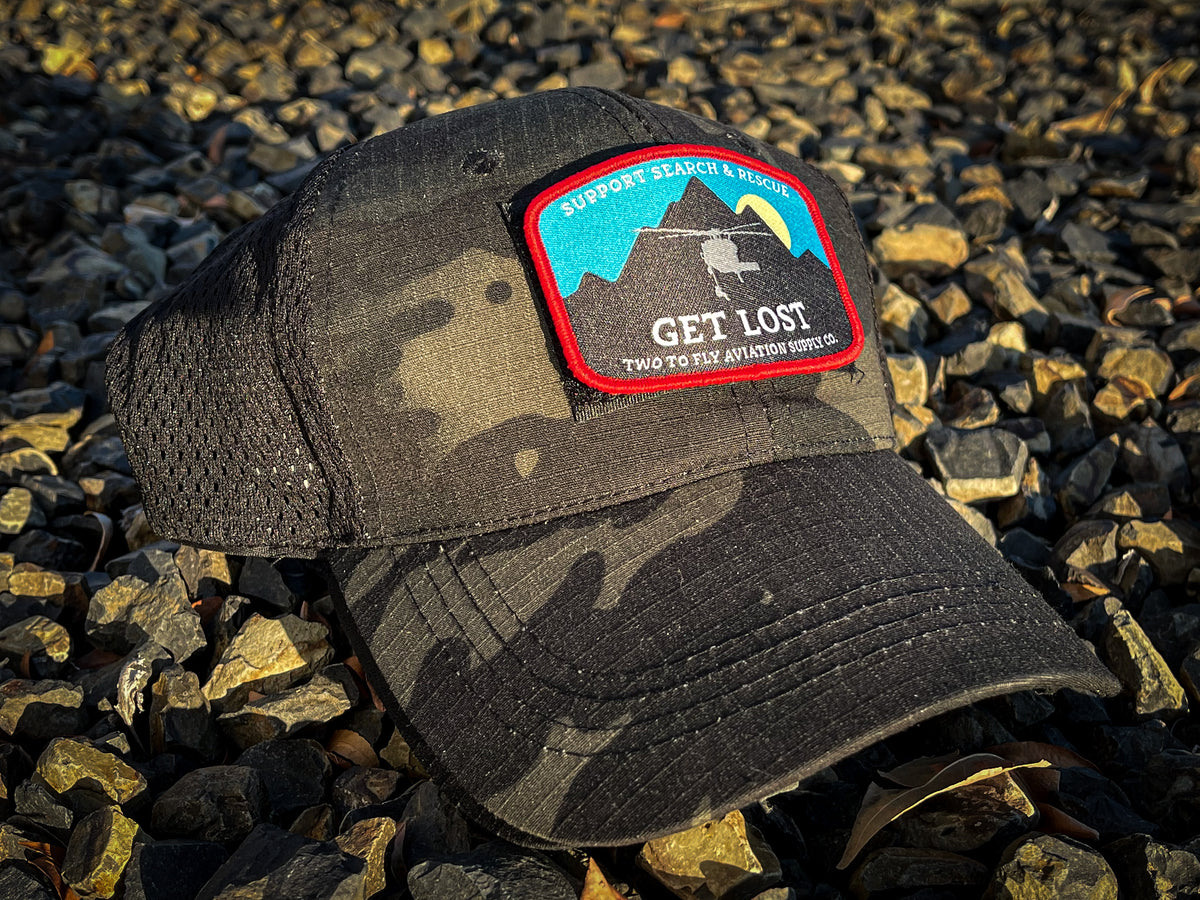 Get Lost tactical hat in black from Two to Fly