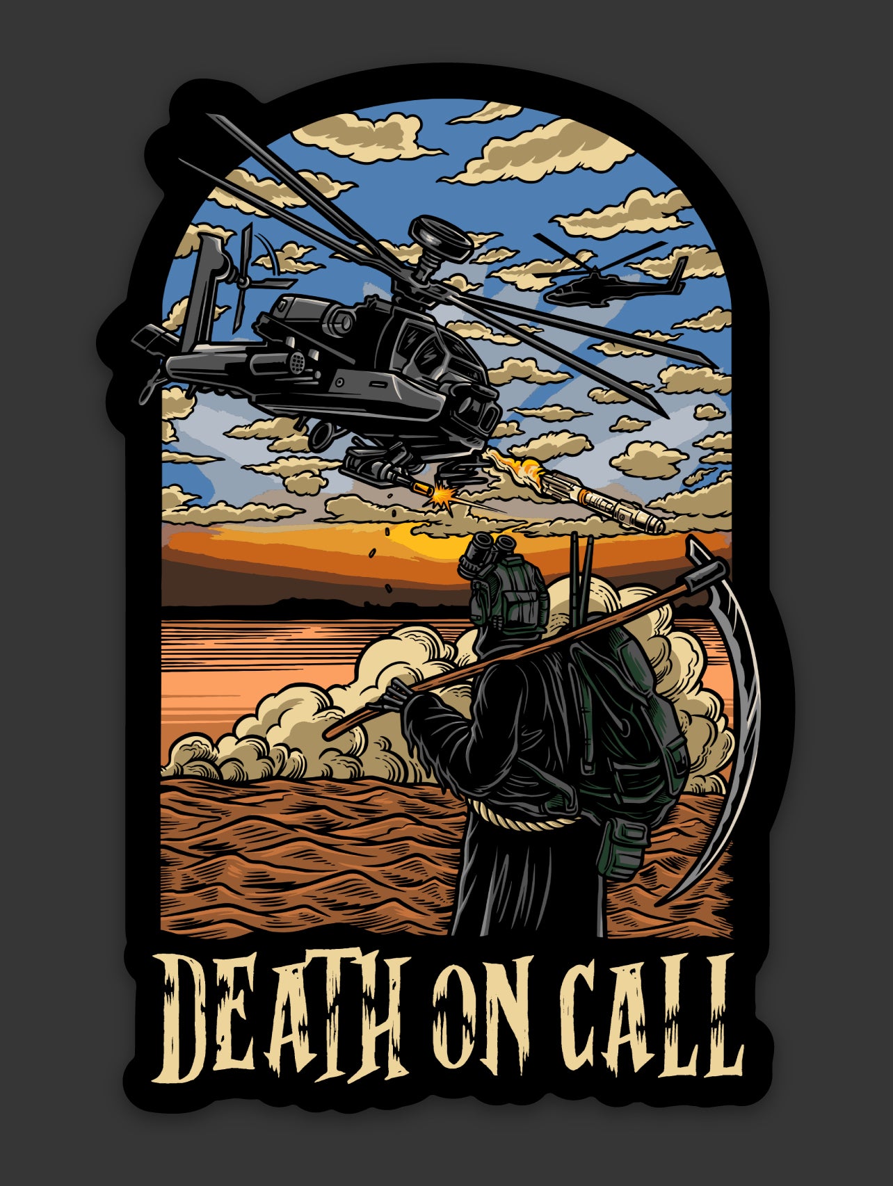 Death on Call Sticker