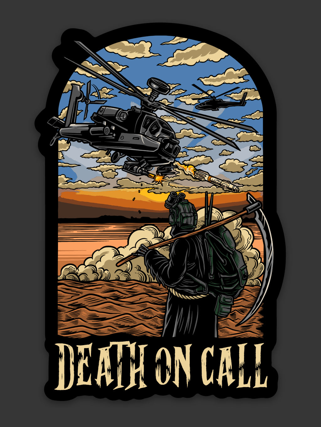 Death on Call Sticker