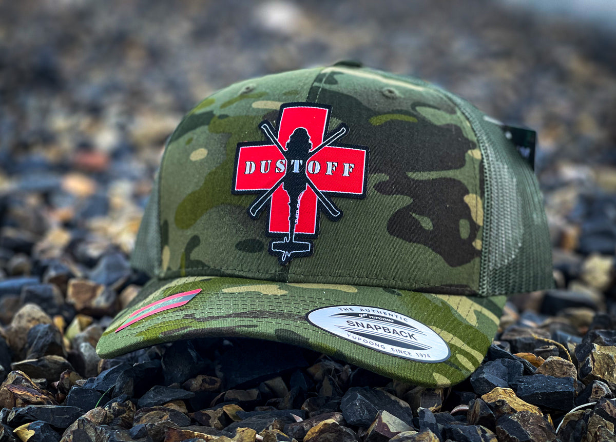 DUSTOFF cap, angled view