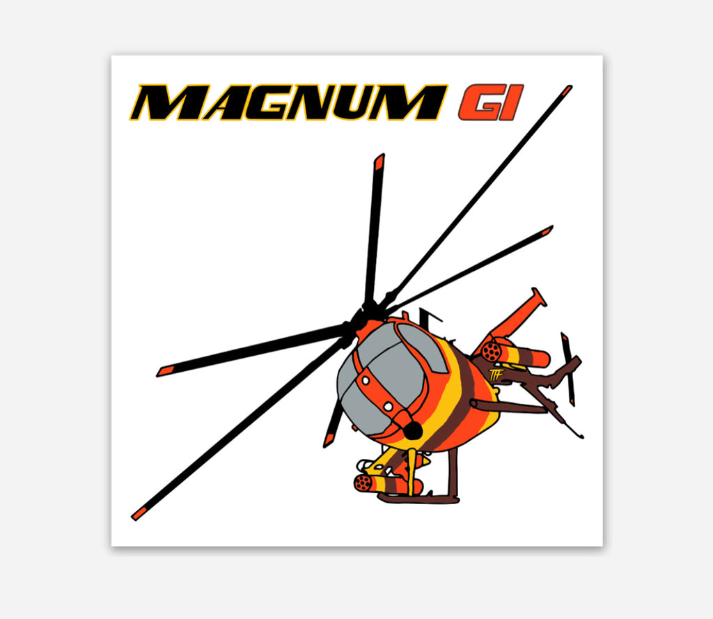 Magnum GI Sticker