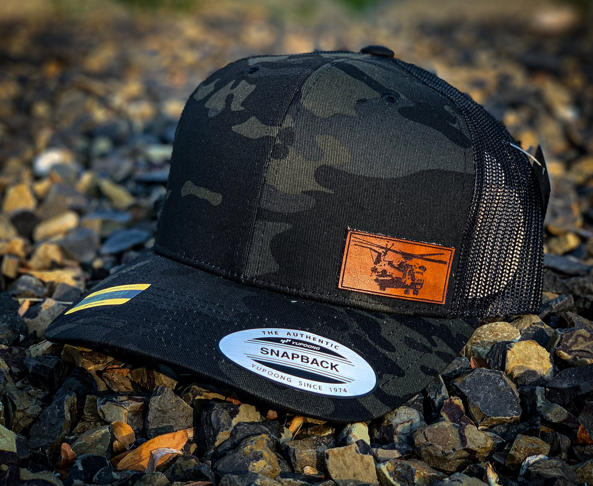 CH-53 Super Stallion snapback cap, side view