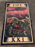 Life Tarot Card Flag