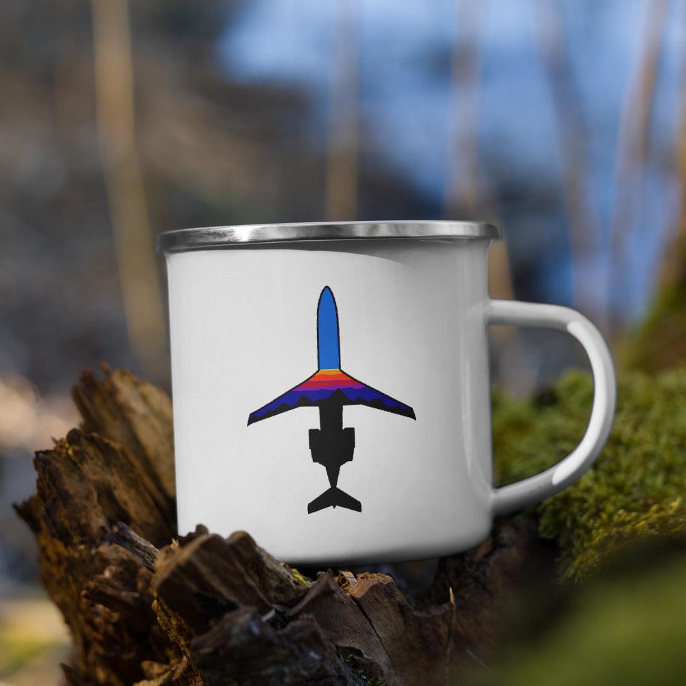 CRJ-200 Sunset Camper Mug