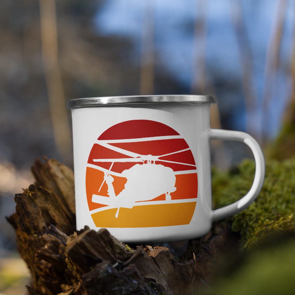 Sundown Hawk Camper Mug
