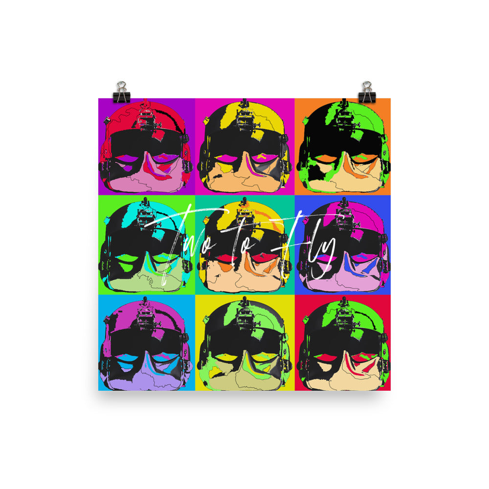 Andy Warhelmet Poster