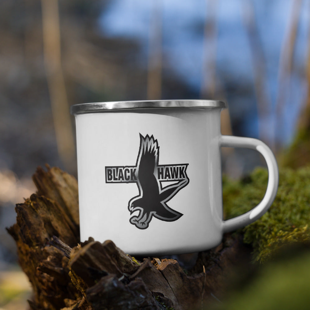 Enamel Blackhawk Mug