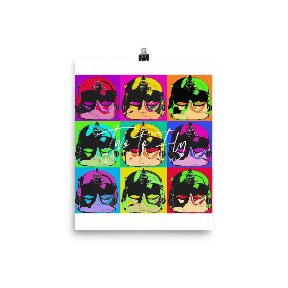 Andy Warhelmet Poster